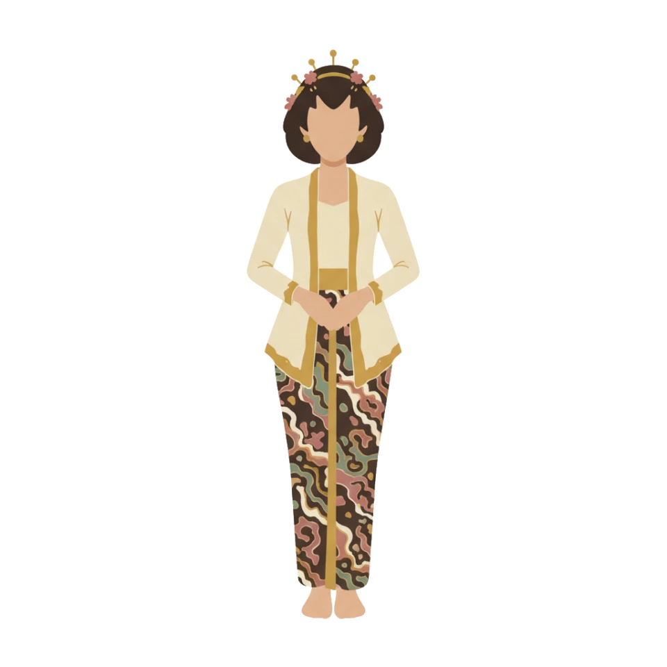 Ilustrasi Mempelai Wanita